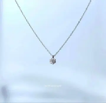 핑클로즈님 리퀘스트 싱글 볼 다이아*CZ 목걸이 써지컬 스테인리스