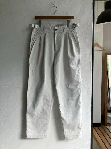 23AW MHL. 사이드 조절 턱 팬츠 마가렛호웰