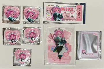 에이리언 스테이지 애니메이트 카페 미지 아크릴 스탠드 캔뱃지 데코 케이스