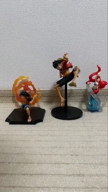 제일복권 원피스 장인의 계보와 KING OF ARTIST와 피규어 3세트