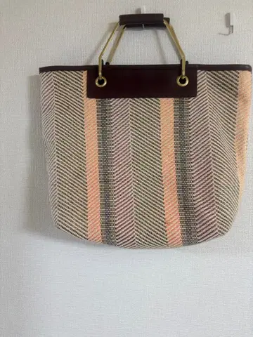 스트라이프 디자인 토트백