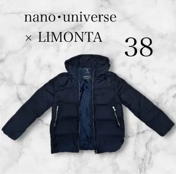 새상품급 나노 유니버스 다운 코트 LIMONTA 리몬타 네이비 38