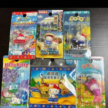 Hello Kitty 스트랩 6개 세트 관광지 한정판