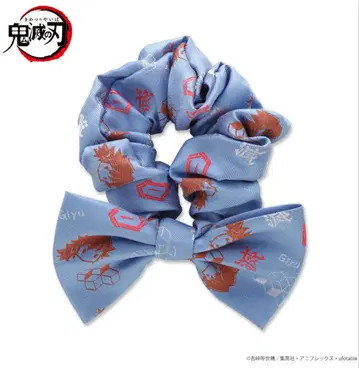 귀멸의 칼날 토미오카 기유 리본 스크런치