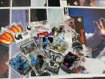 고질라 제일복권 묶음 판매 G상 컴플리트 몬스터 헤드 마그넷 4개