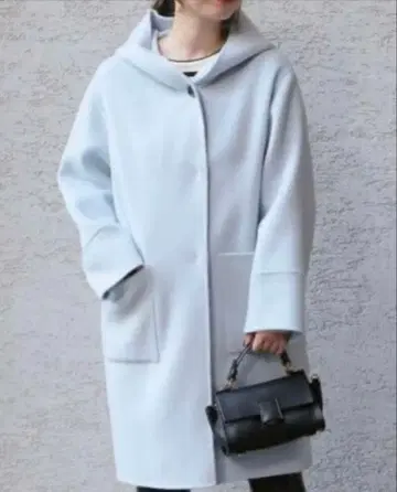 이에나 IENA 슈퍼 160 더블 페이스 후드 코트 38 사이즈