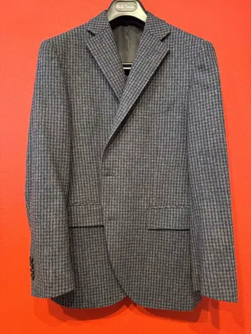 MOON사 트위드 자켓 수트 컴퍼니 네이비 계열