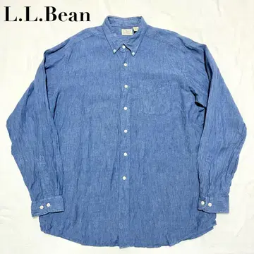 L.L.Bean 엘엘빈 긴팔 린넨 셔츠 버튼 다운 XL