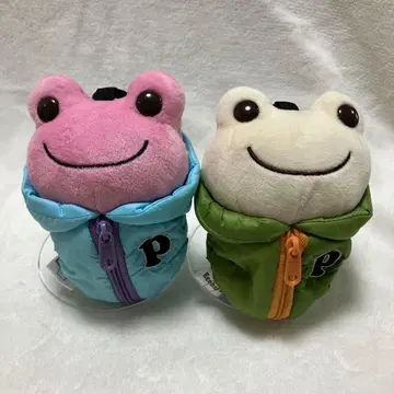 개구리 피클스 봉제 인형 에코백 2개 세트