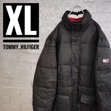 타미힐피거 TOMMY 구제 의류 충전솜 나일론 자켓 XL 블루종