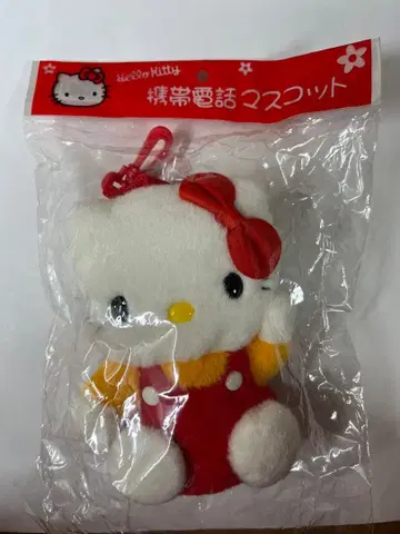 레어 헤이세이 레트로 헬로키티 휴대폰 마스코트