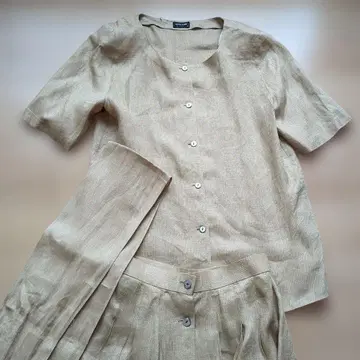 ALPHACUBIC 린넨 베이지 셋업