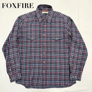 FOXFIRE 체크 셔츠 L 폭스파이어 긴팔