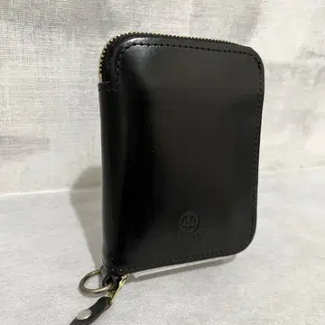 글렌로얄 라운드 지퍼 접이식 지갑 블랙