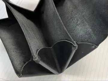 블랙 가죽 카드 케이스