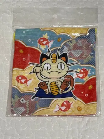 포켓몬 센터 미니 복조리 나옹과 킹코일 2009 미개봉 당시품