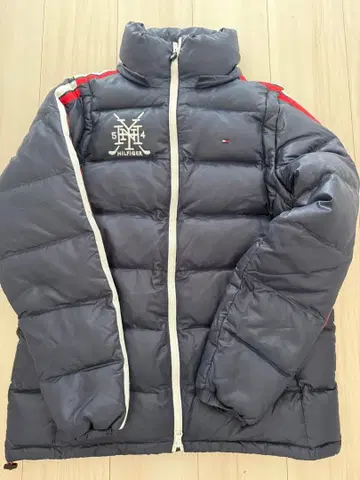 Tommy Hilfiger 그레이 다운 자켓