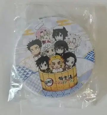 귀멸의 칼날 극락탕 인조 가죽 거울