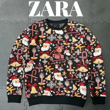 ZARA 자라 맨투맨 3D 트레이닝복 크리스마스 산타클로스 완판템