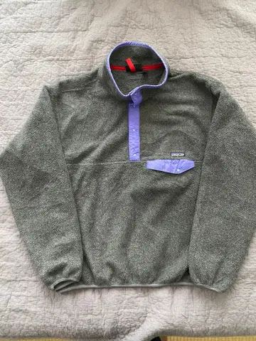 [ 새상품급 XL ] 90년 플라켓 나일론 스냅T 파타고니아