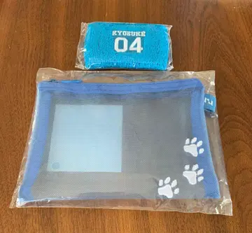 INI 후지마키 쿄스케 메쉬 파우치/리스트 밴드