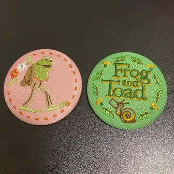 가마군과 카에루군 자수 캔뱃지