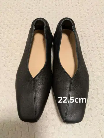 EN 키다리 아저씨 슬립온 펌프스 커터 슈즈 천연 가죽