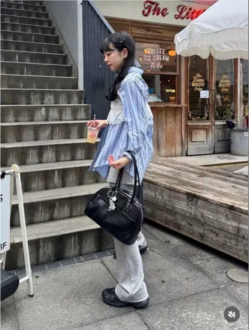 kastane 스트라이프 셔츠 반바지 뷔스티에 3종 세트