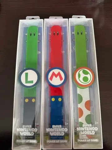 슈퍼 닌텐도 월드 파워업 밴드 3종 세트