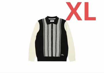 PALACE LONDON KNITTED POLO BLACK