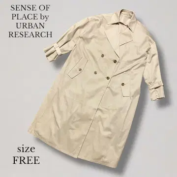 [ SENSE OF PLACE ] 트렌치코트 FREE 베이지