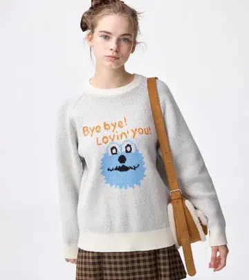 GU 퍼펫 스 오버 사이즈 가디건 M