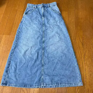 데님 롱 스커트