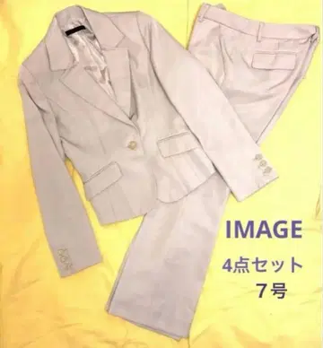 이마쥬 셋업 4종 세트 7호 여성용 베이지 수트