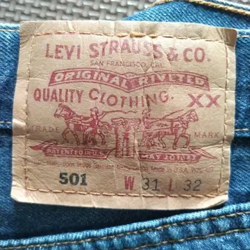 LEVI 501 스트레이트 데님 W31 L32