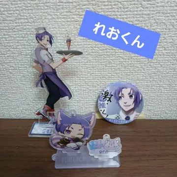 블루 록 레오 군 아크릴 스탠드 캔뱃지