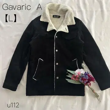 캬바쿠라 보아 자켓 코듀로이 면 100% 블랙 [ L ]