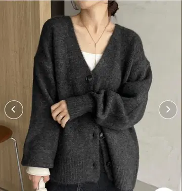 CAPRICIEUX LE'MAGE 가디건 모찌후와 V 가디건