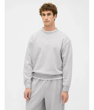 빈티지 소프트 NAP 로고 스웨트 셔츠