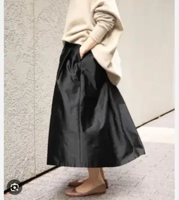 IENA 타프타 스커트 36