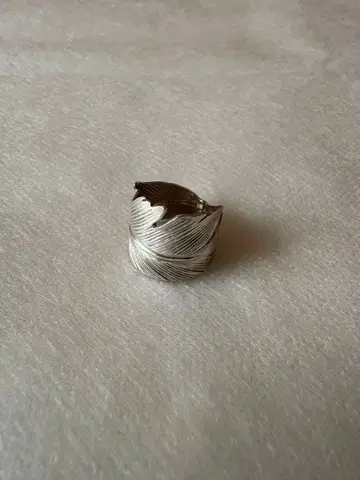 MANON JEWELRY 마논 주얼리 fea ther ring 실버