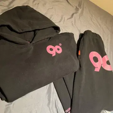 9090 로고 오리지널 스웻 팬츠 블랙