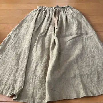 사만사 모스모스 츠하루 새상품 린넨 롱 스커트