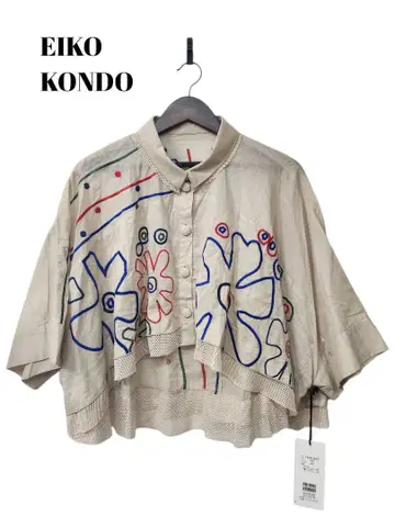 111689 EIKOKONDO 택 포함 정가 59400엔 자수 자켓