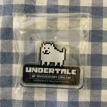 UNDERTALE 가챠가챠 아크릴 블록 귀찮은 개