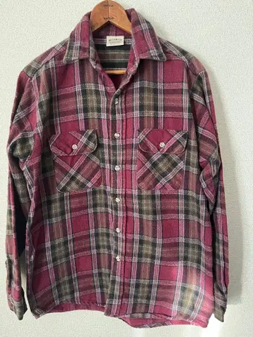 USA 구제 의류 90s 파이브 브라더스 플란넬 셔츠 아메카지 빈티지