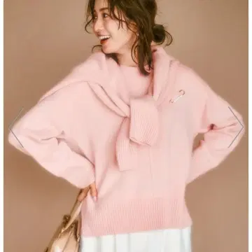 새상품급 워셔블 캐시미어 블렌드 크루넥 니트 38 사이즈