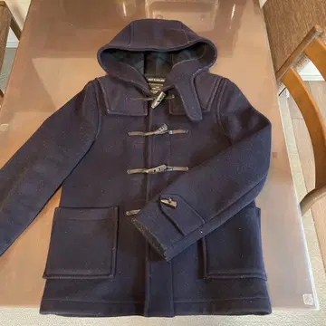 Gloverall 네이비 더플 코트