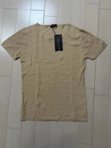 ANNE KLEIN 베이지 반팔 니트 M 사이즈