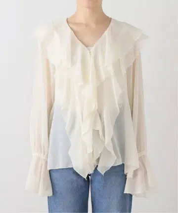 slobeiena 슬로브 이에나 프릴 프릴 블라우스